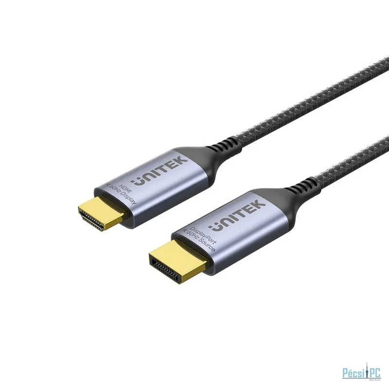 Unitek DisplayPort 1.4 to HDMI 8K Cable 1,8m Black