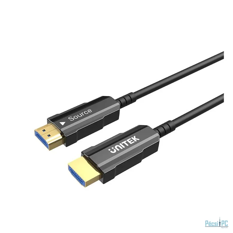 Unitek HDMI Fiber Optic Cable 4K 60Hz 20m Black