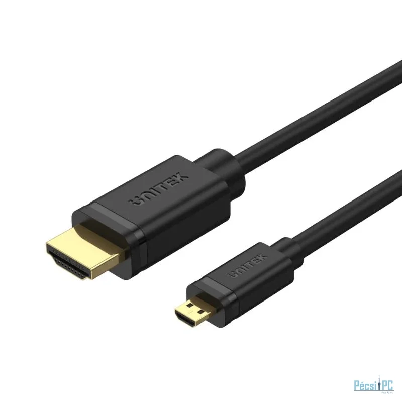 Unitek Micro HDMI to HDMI 4K 60Hz High Speed Cable 2m Black