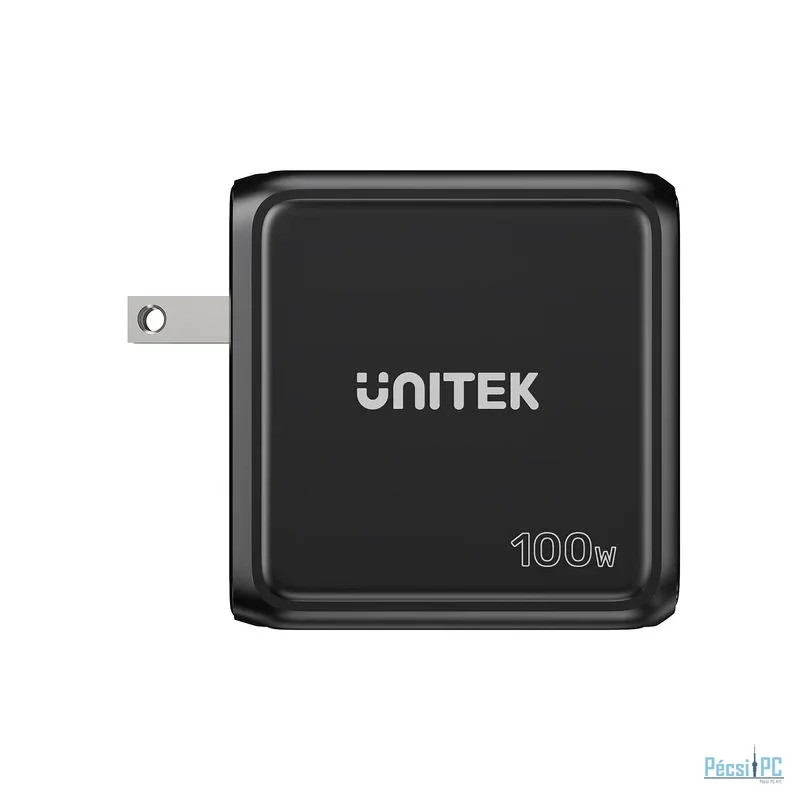 Unitek Rexo 100W 4-Port GaN Charger with Smart Display Black