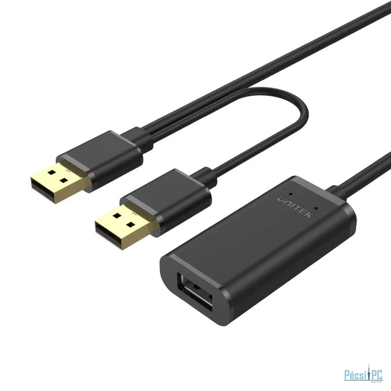 Unitek USB 2.0 Active Extension Cable 10m Black