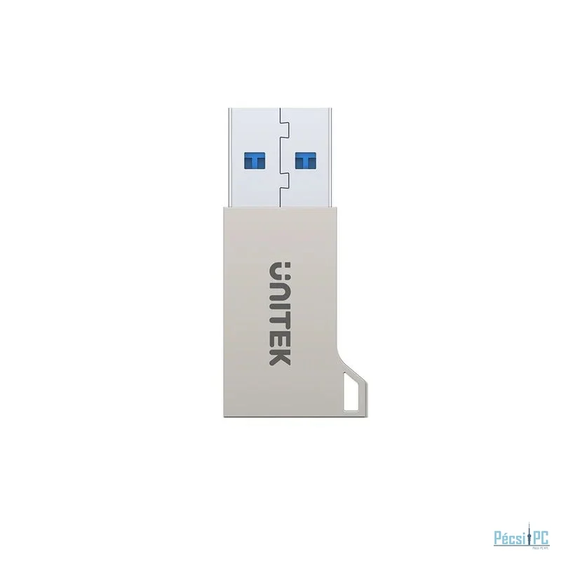 Unitek USB-A To USB-C Zinc Adapter Silver