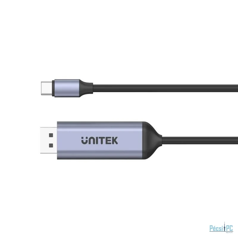 Unitek USB-C to DisplayPort1.4 Cable 1,8m Space Grey