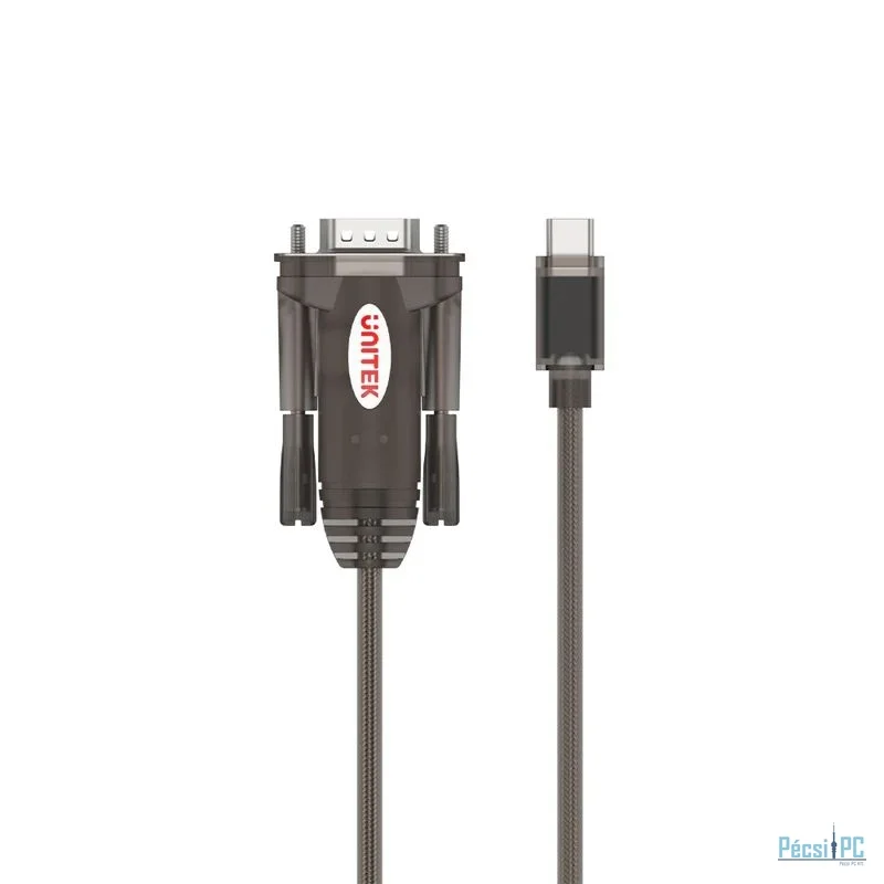 Unitek USB-C to Serial RS232 Cable 1,5m Transparent