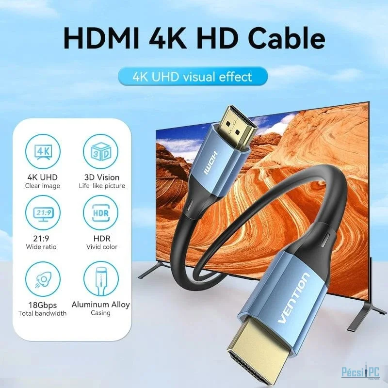 Vention HDMI to HDMI cable 3m Black
