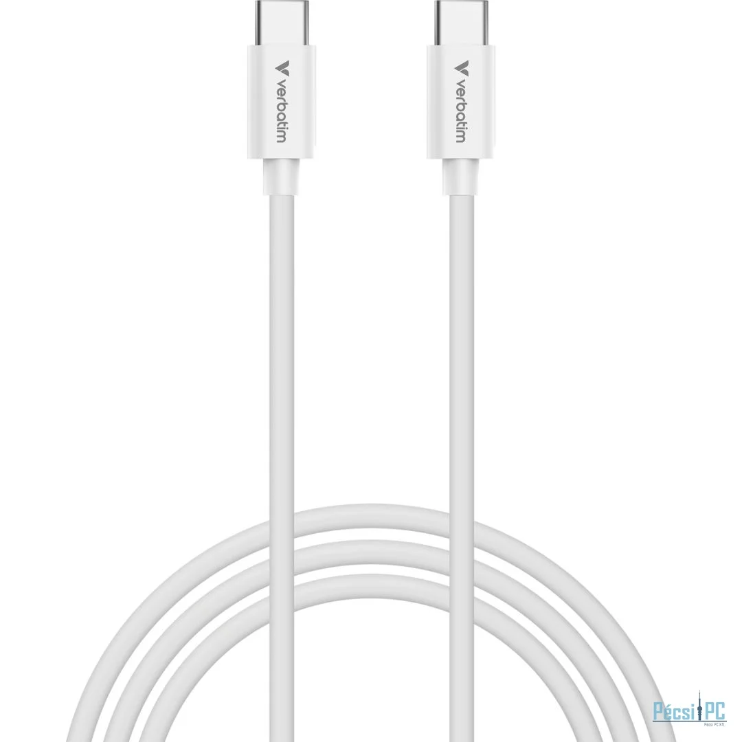 Verbatim Essentials Sync & Charge USB-C to USB-C Cable 3m White