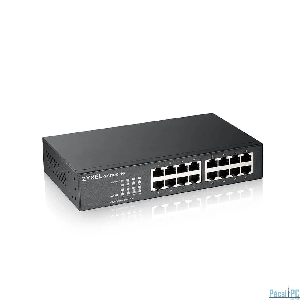 ZyXEL GS1100-16EPS-EU0101F 16-port GbE Unmanaged Switch