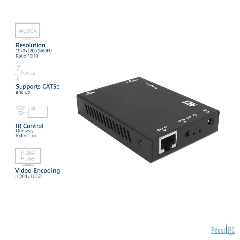 ACT AC7853 HDMI over IP Receiver unit for AC7852