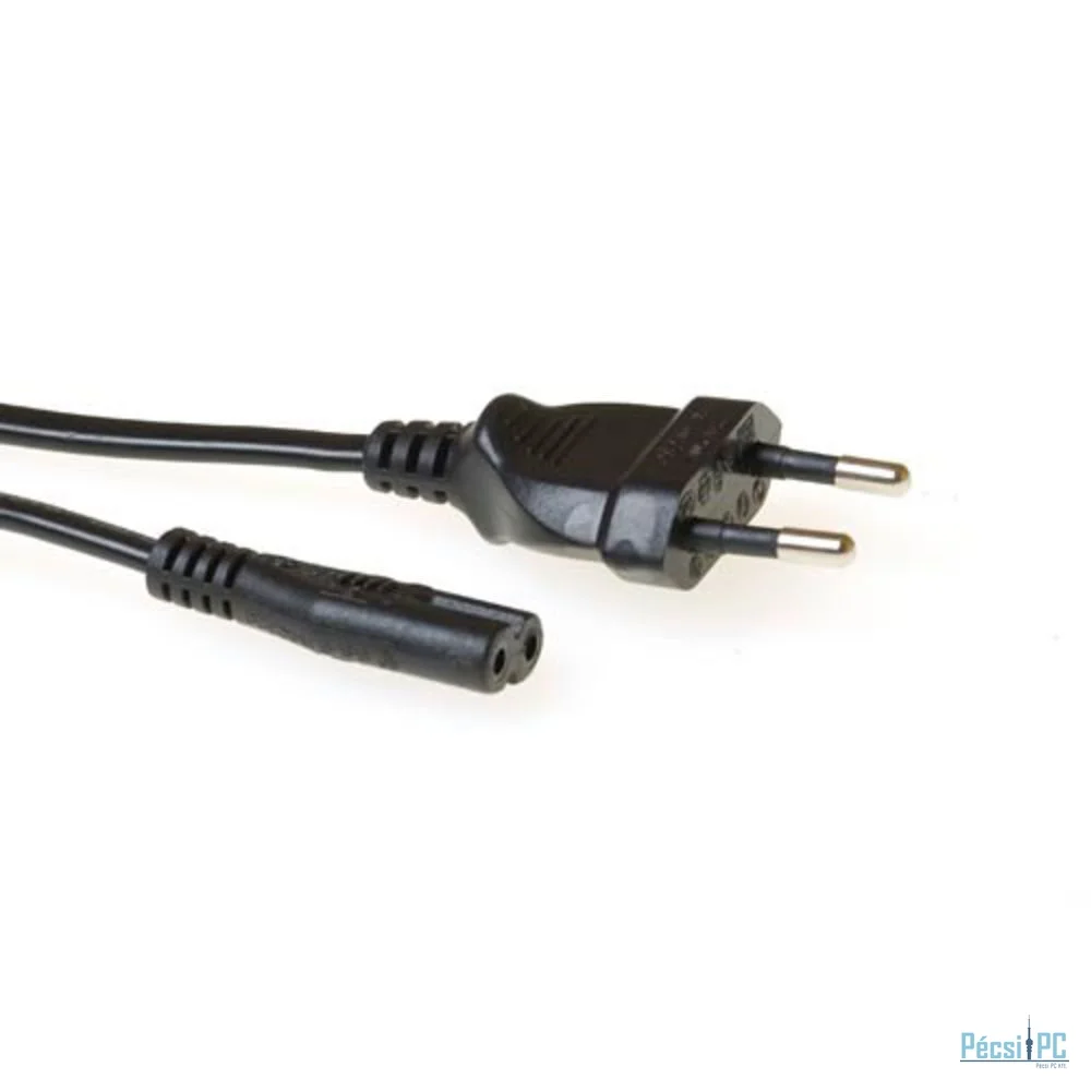ACT AK5419 Powercord Euro male - C7 female 5m Black