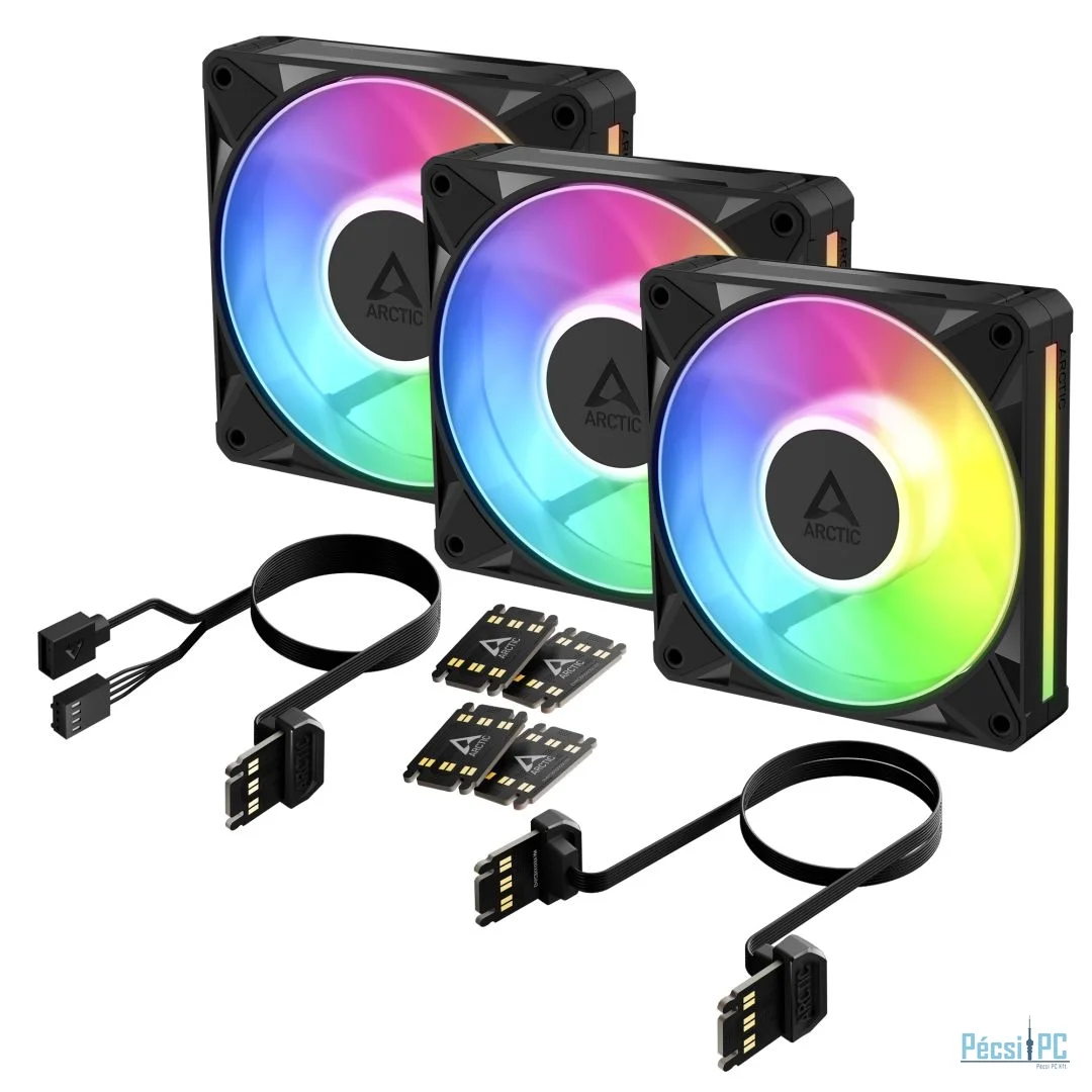 Arctic BioniX P12 A-RGB Black (3 Pack)