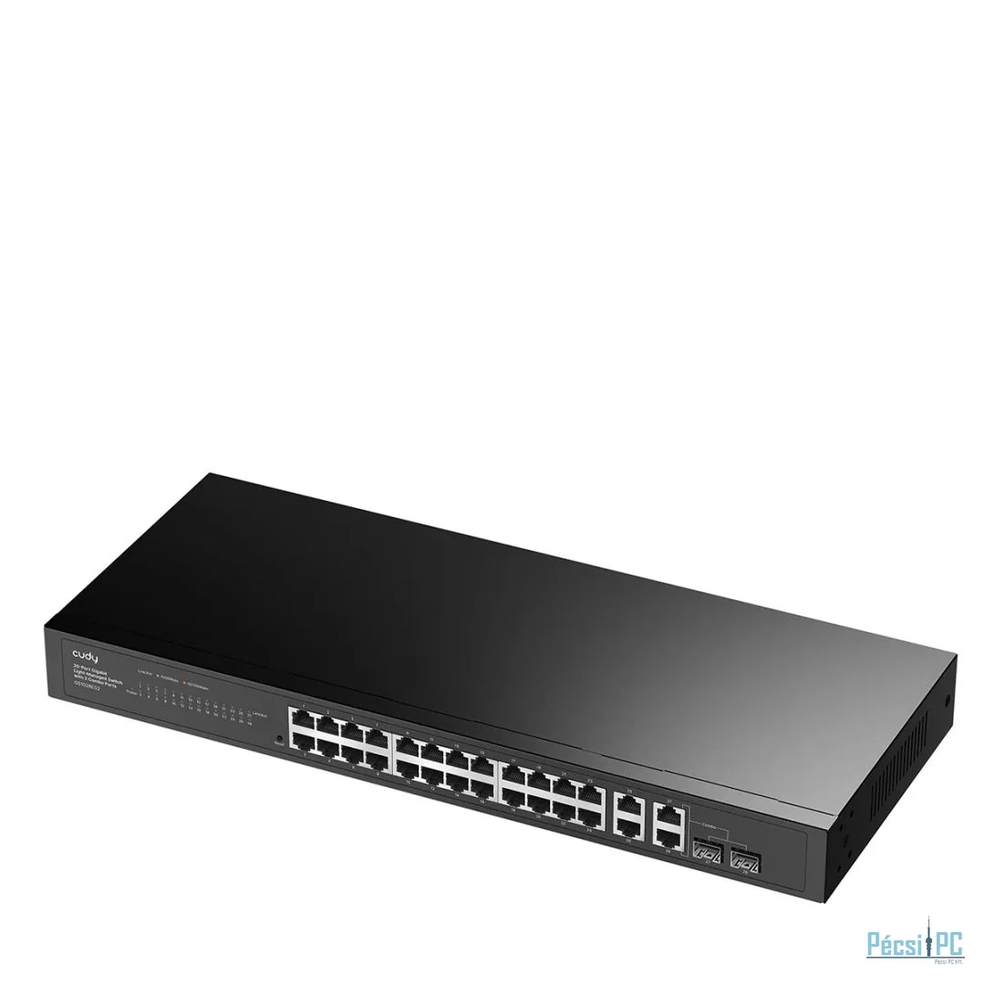 Cudy GS1028ES2 26-Port Gigabit Easy-Managed Switch with 2 Combo Ports