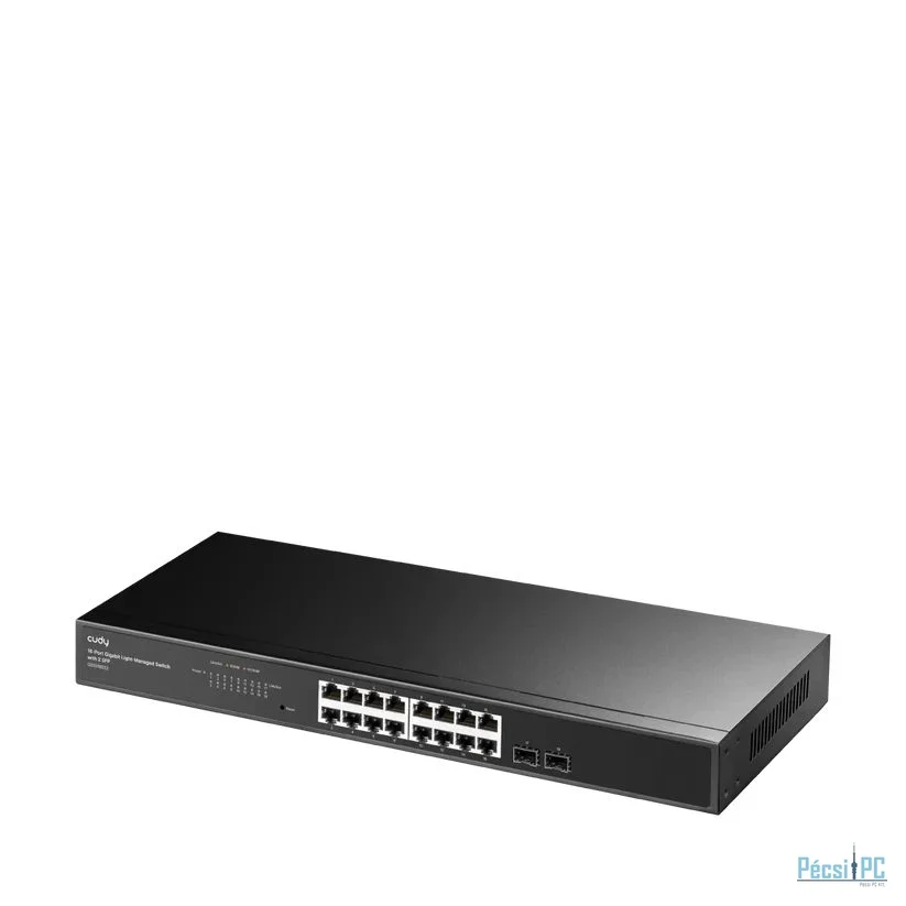 Cudy GS1016ES2 16-Port Gigabit Light-Managed Switch with 2 SFP