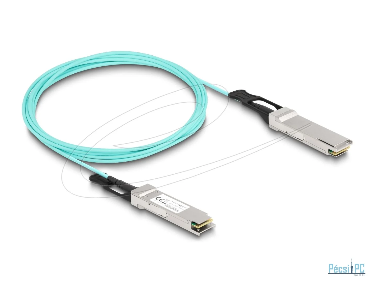 DeLock Active Optical Cable QSFP+ 3m Blue