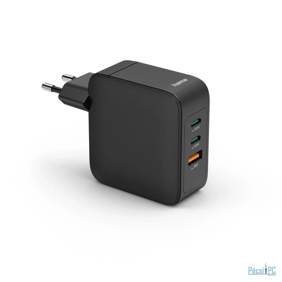 Hama Fast Charger GaN 100W Black