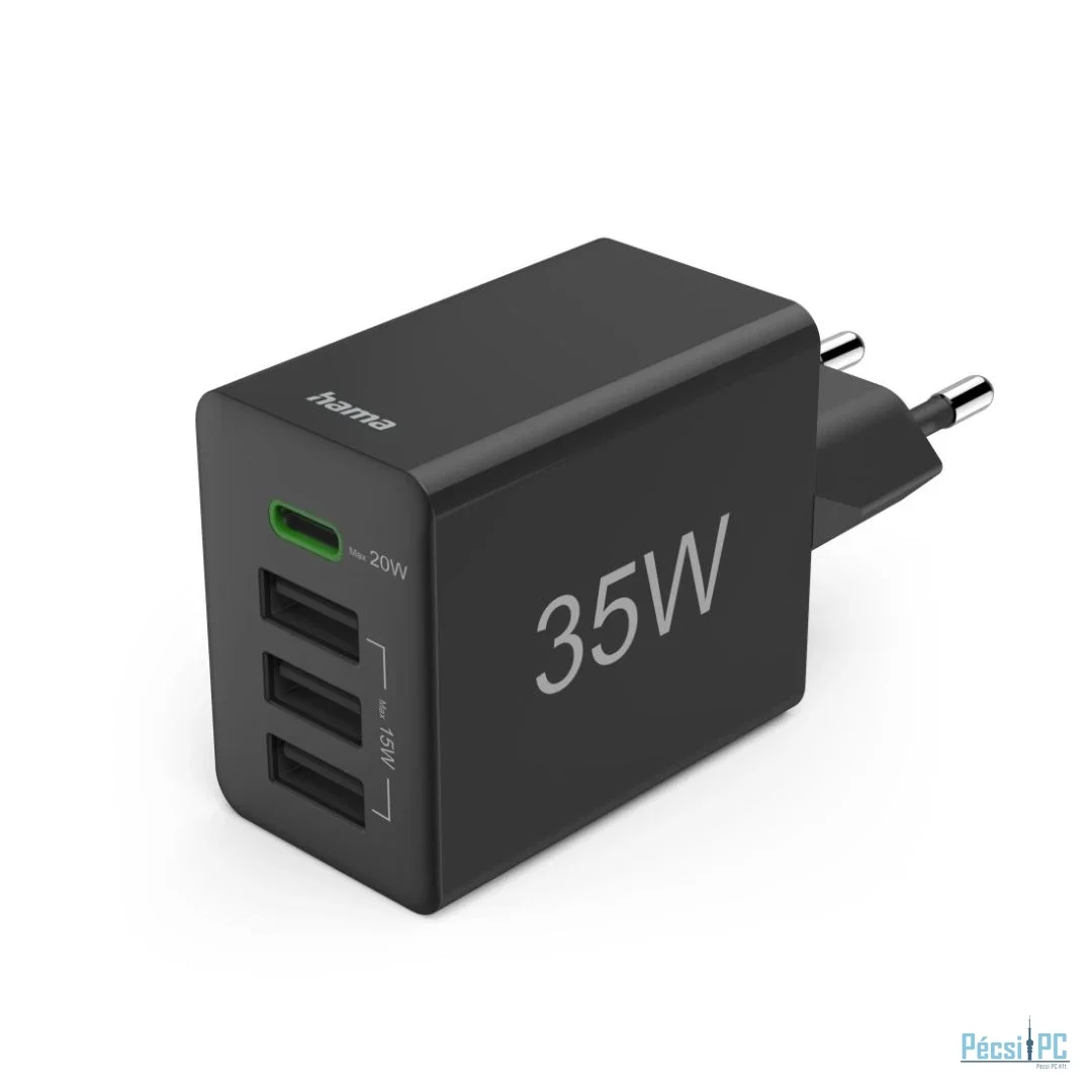 Hama Fast Charger Mini 35W Black