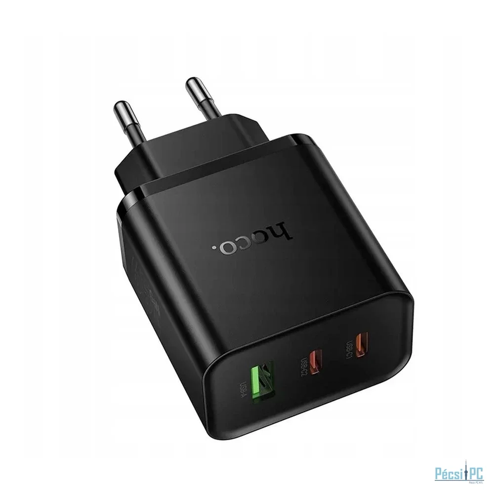 Hoco 65W univerzális hálózati töltő adapter Black