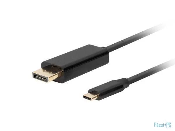 Lanberg DisplayPort to USB Type-C 4K cable 1m Black