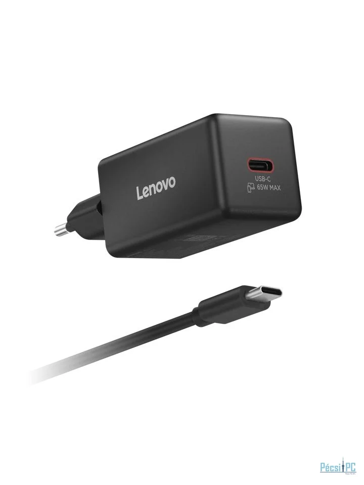 Lenovo 65W Mini USB-C GaN Charger Black