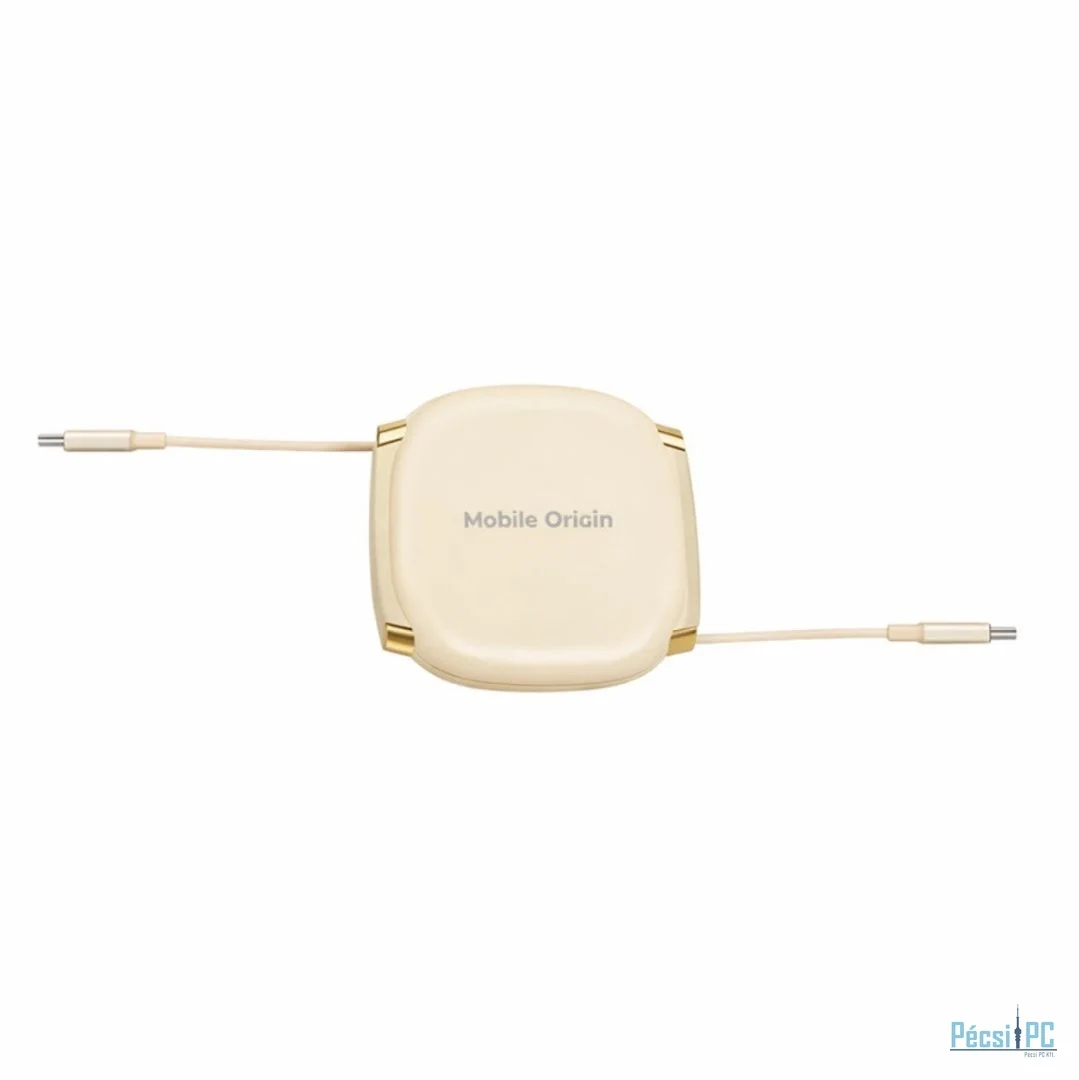 Mobile Origin Mobile Origin 100W Retractable Cable Box USB-C to USB-C CB7 Beige