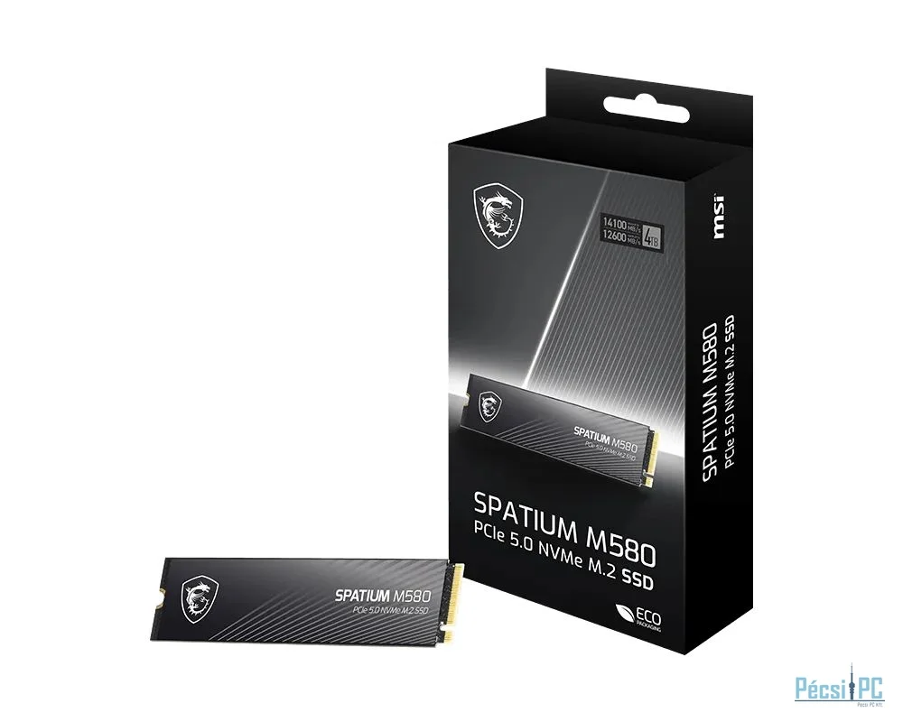Msi 2TB M.2 2280 NVMe Spatium M580