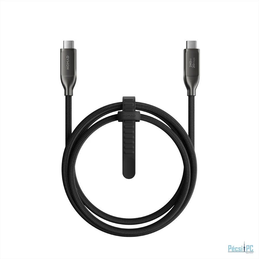 Nomad USB4 USB-C to USB-C braided cable 1m Black