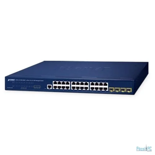 Planet GS-4210-24T4S 24-Port 10/100/1000T + 4-Port 1G/2.5G SFP Managed Ethernet Switch
