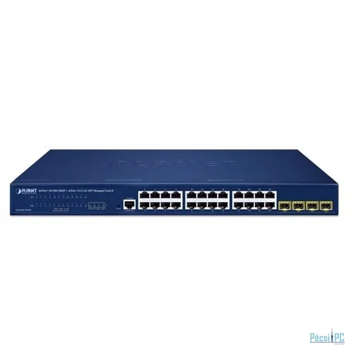 Planet GS-4210-24T4S 24-Port 10/100/1000T + 4-Port 1G/2.5G SFP Managed Ethernet Switch