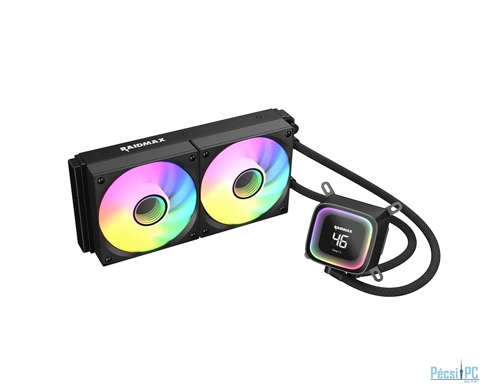 RaidMax LD240 ARGB Digital AIO CPU Cooler Black
