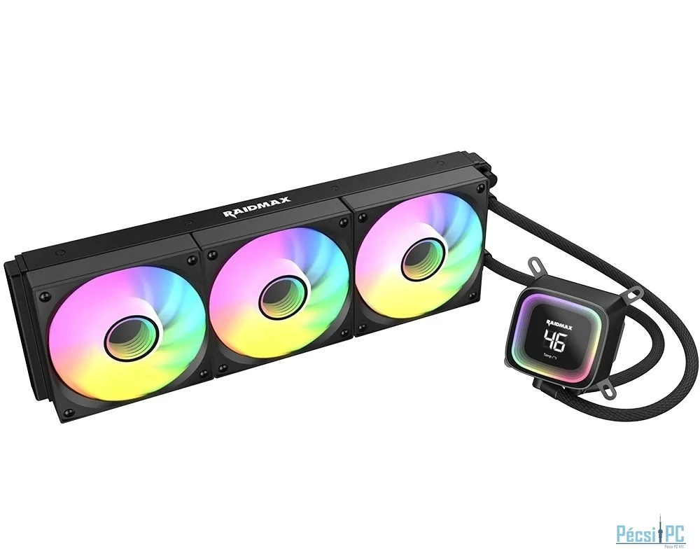 RaidMax LD360 ARGB Digital AIO CPU Cooler Black