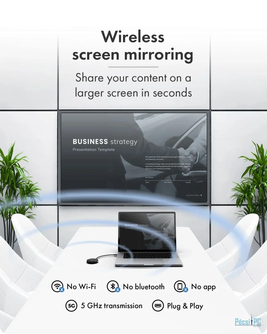 Raidsonic IcyBox IB-WL101 USB-C to HDMI Transmitter + Receiver