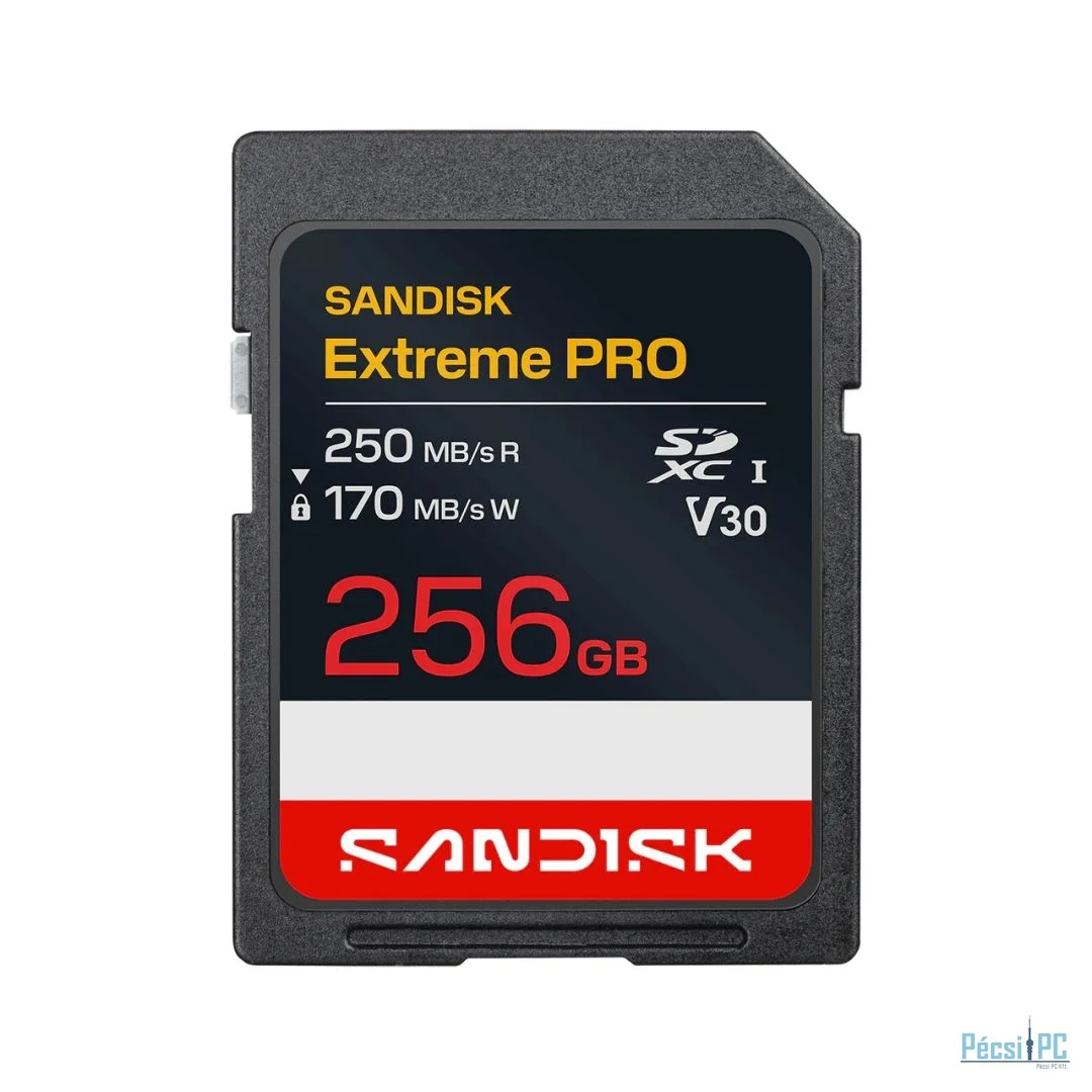 Sandisk 256GB SDXC Extreme Pro UHS-I U3 V30