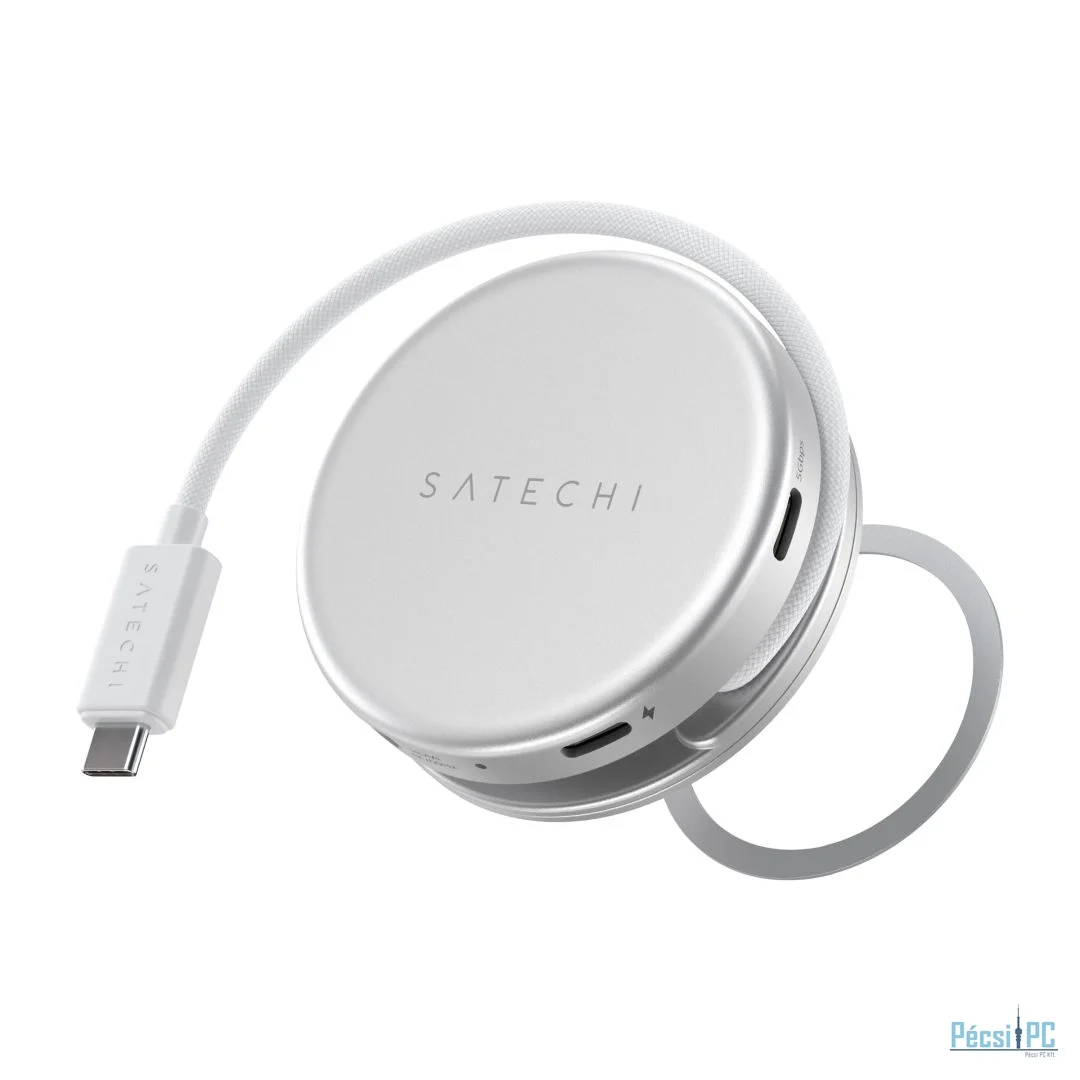 Satechi OntheGo 5-in-1 Multiport Adapter Silver