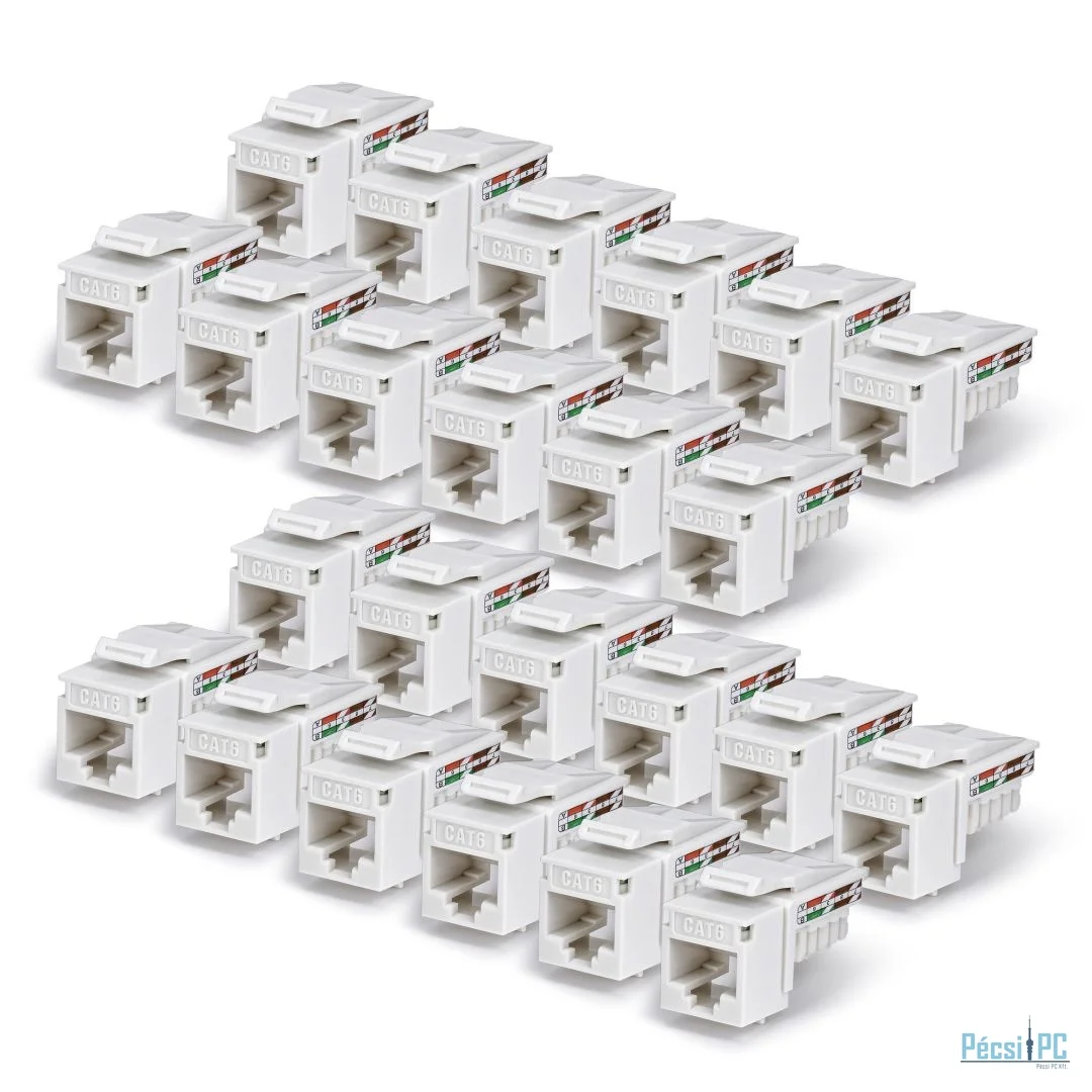 Startech Cat6 Keystone Jack 24-Pack White