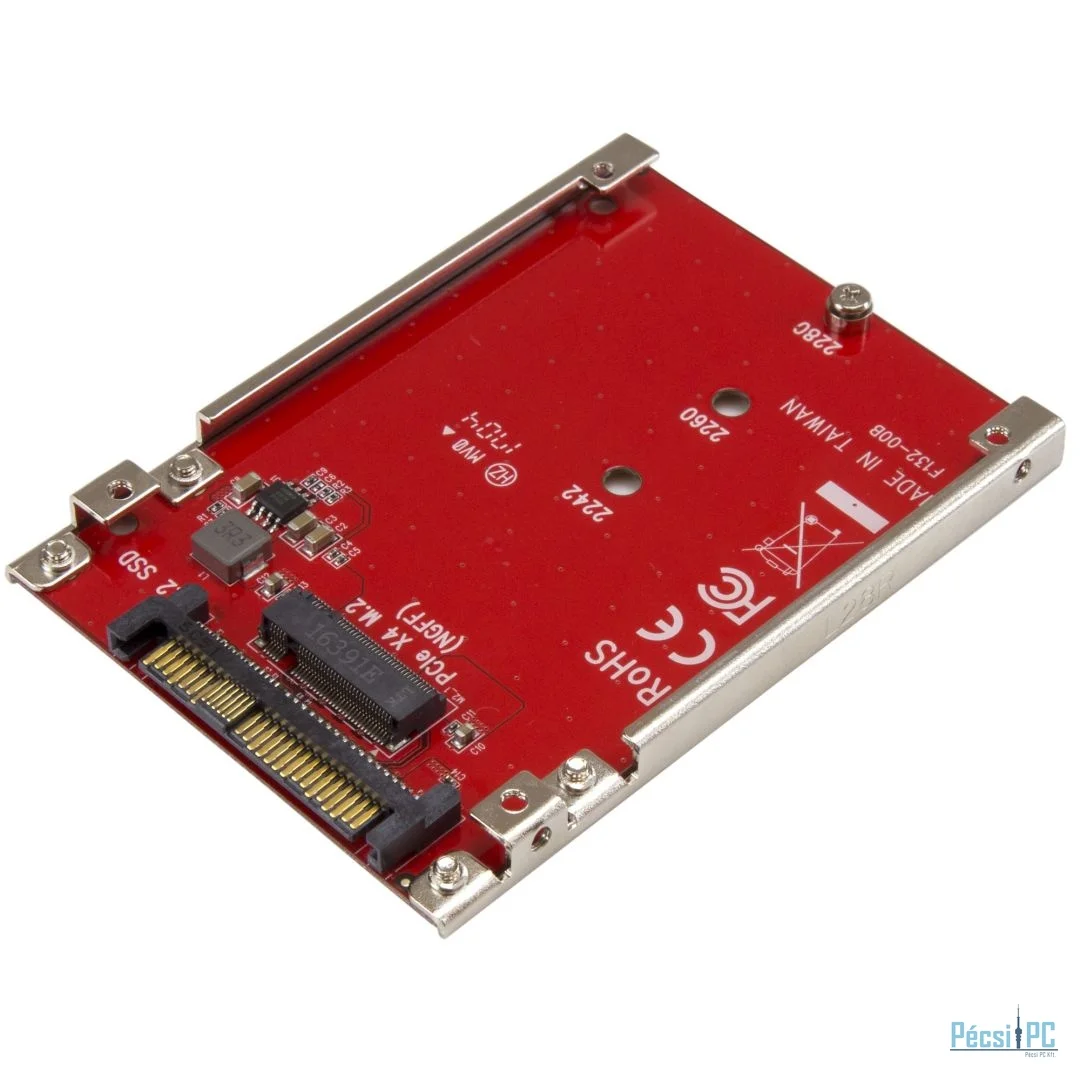 Startech M.2 to U.2 Adapter Red