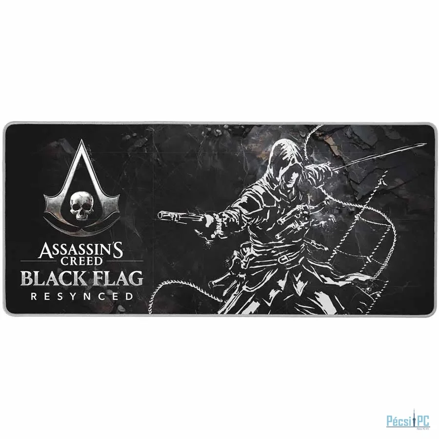 Subsonic Assassin''s Creed Black Flag Resynced XXL Gaming Egérpad Black/White