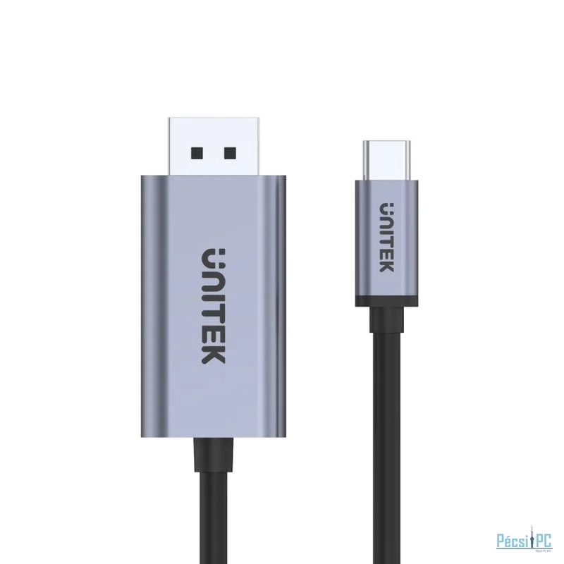 Unitek 4K 60Hz USB-C to DisplayPort 1.2 Cable 2m Space Grey