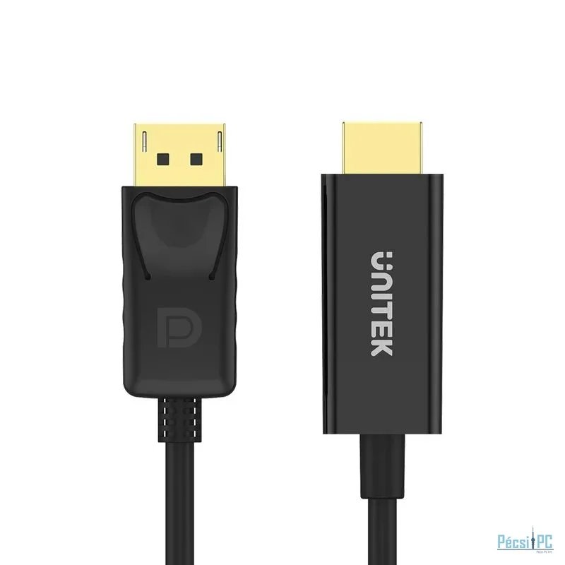 Unitek Y-5118CA DisplayPort to HDMI 1080P Full HD Cable 1m Black