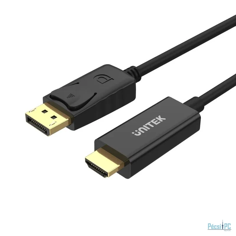 Unitek Y-5118CA DisplayPort to HDMI 1080P Full HD Cable 1m Black