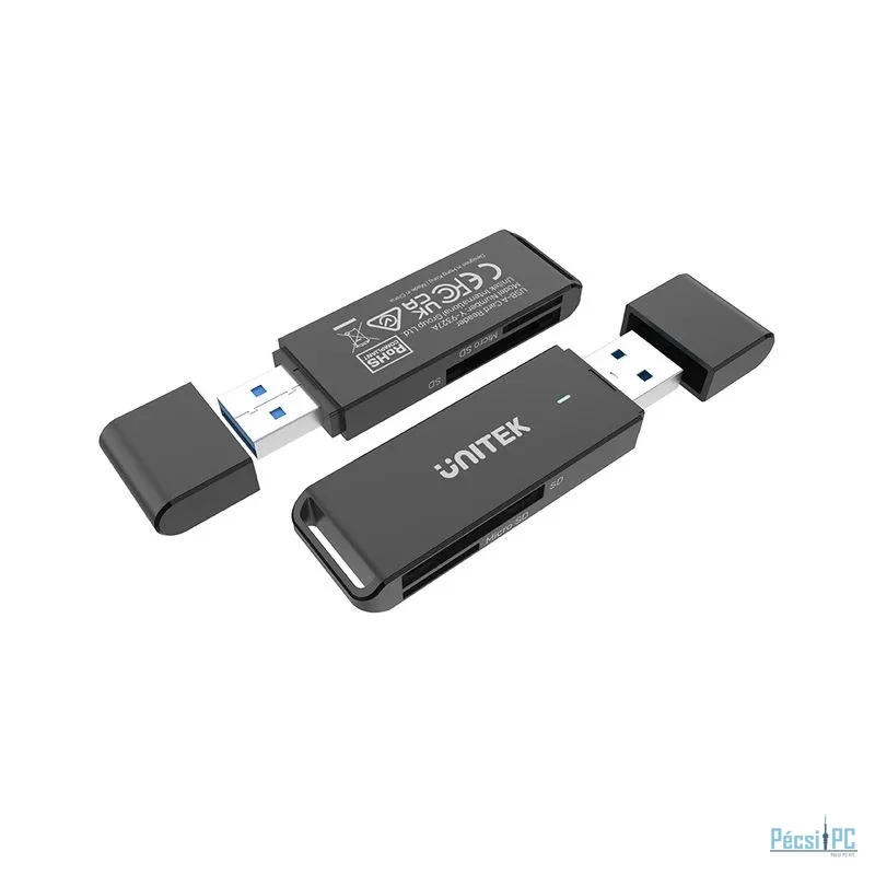 Unitek Y-9327A USB-A Card Reader Black