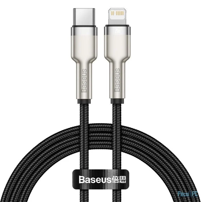 Baseus Cafule USB-C - Lightning Cable 20W 0,25m Black