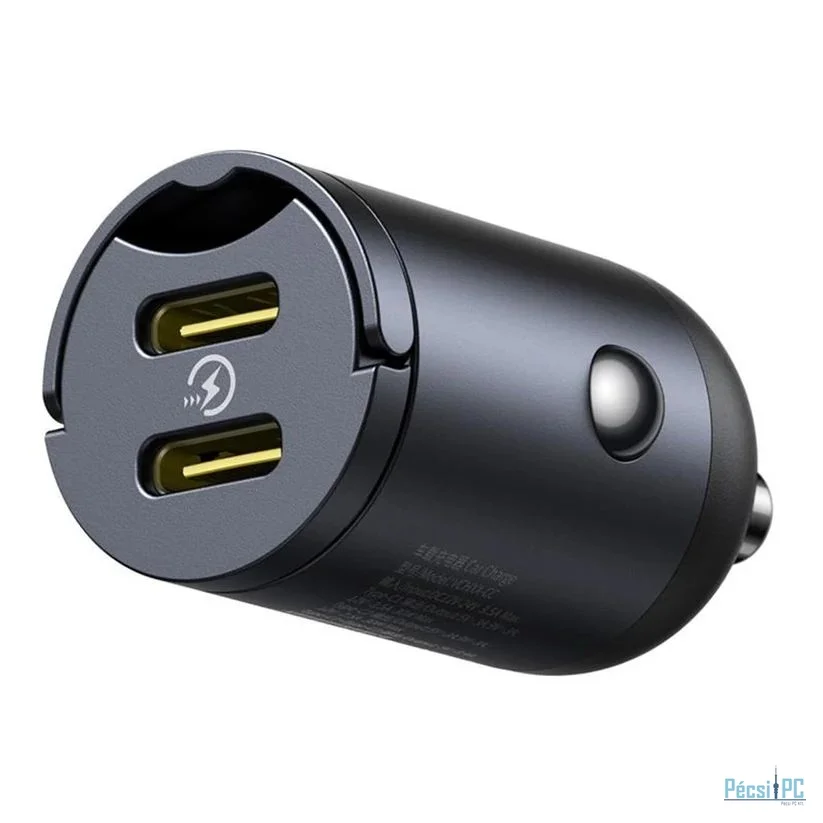 Baseus Tiny Star Mini 30W Car Charger Grey