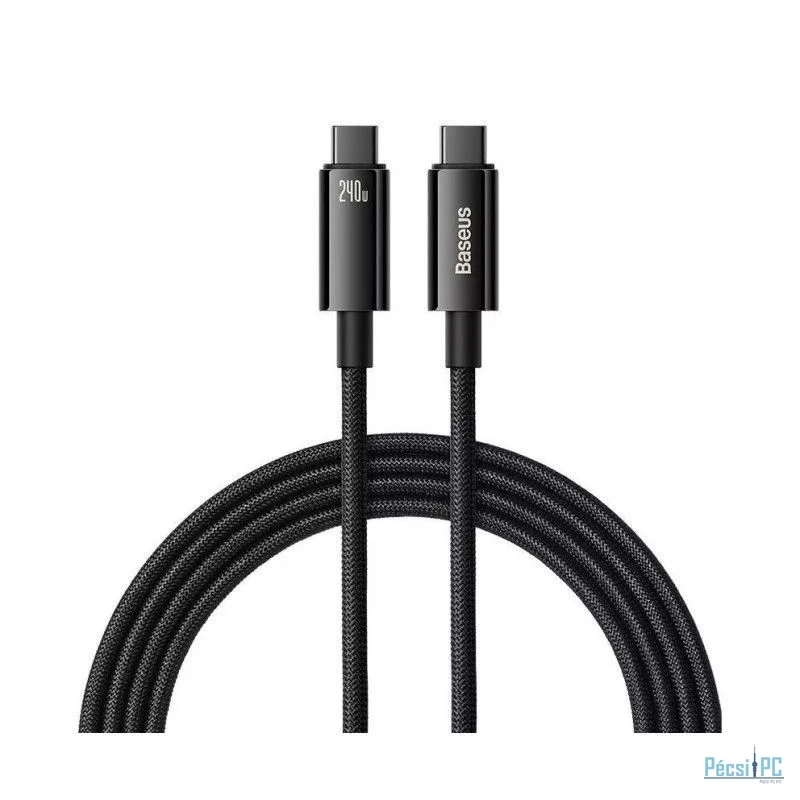 Baseus Tungsten Gold USB-C to USB-C 240W Cable 1m Black