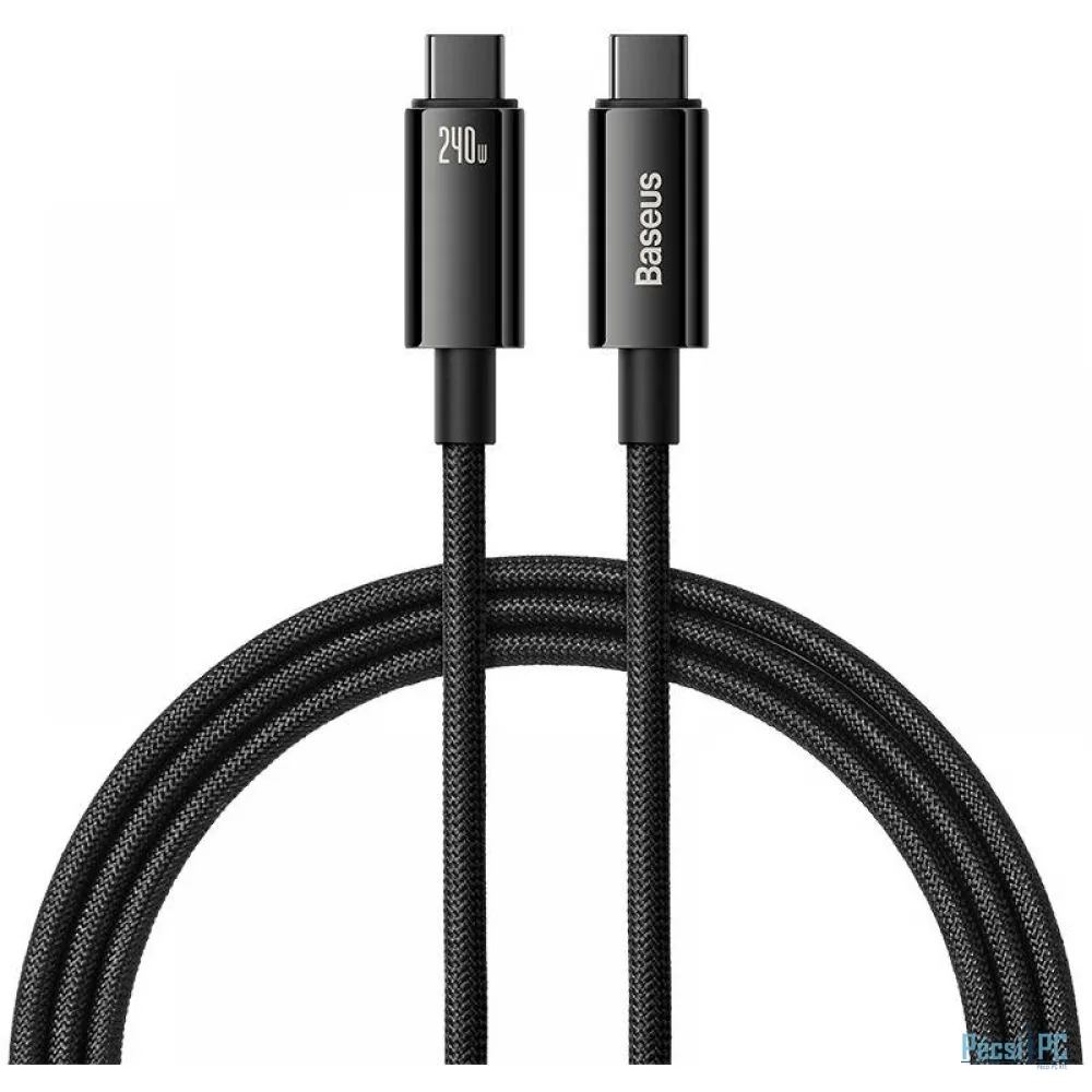 Baseus Tungsten Gold USB-C - USB-C 240W Cable 1m Black