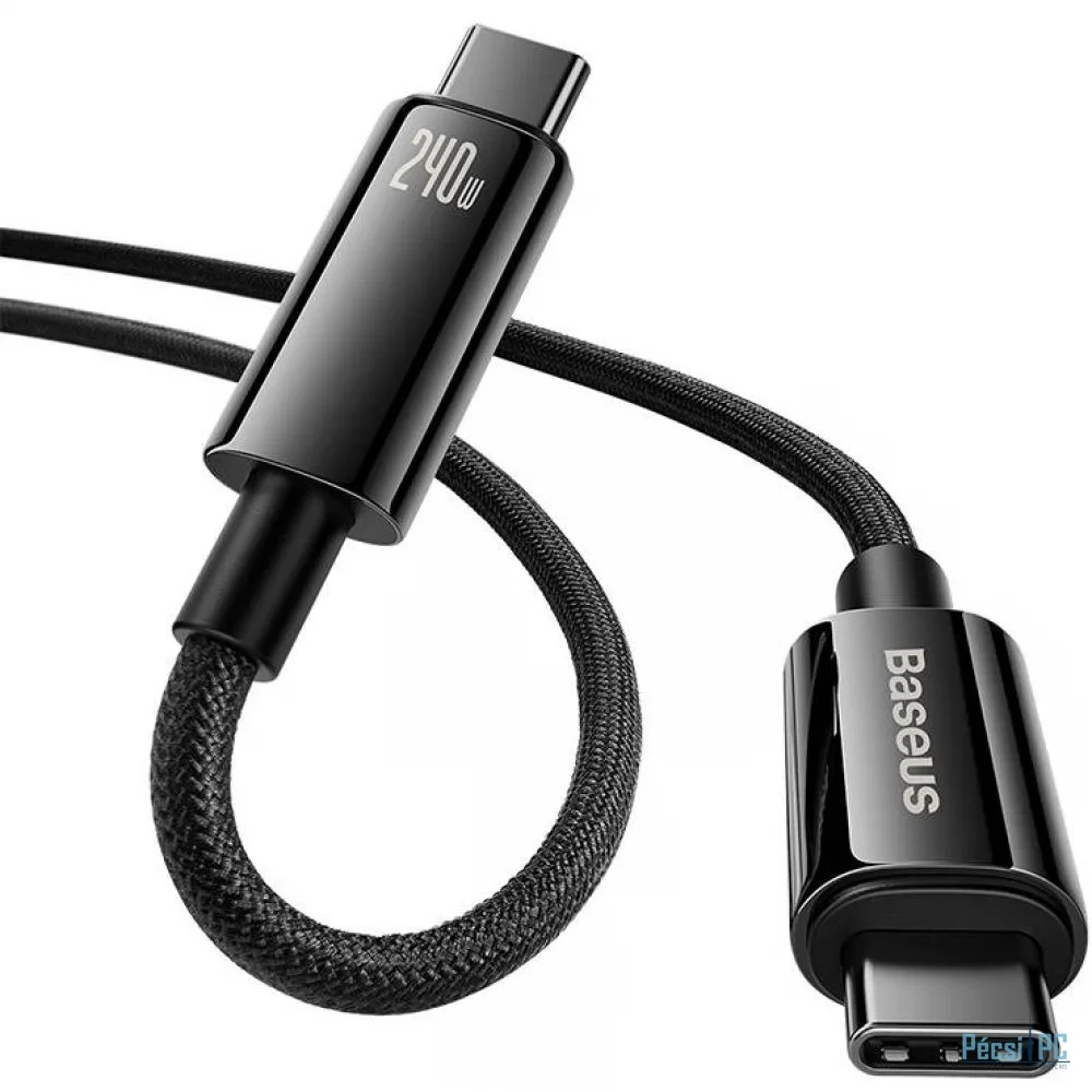 Baseus Tungsten Gold USB-C - USB-C 240W Cable 1m Black