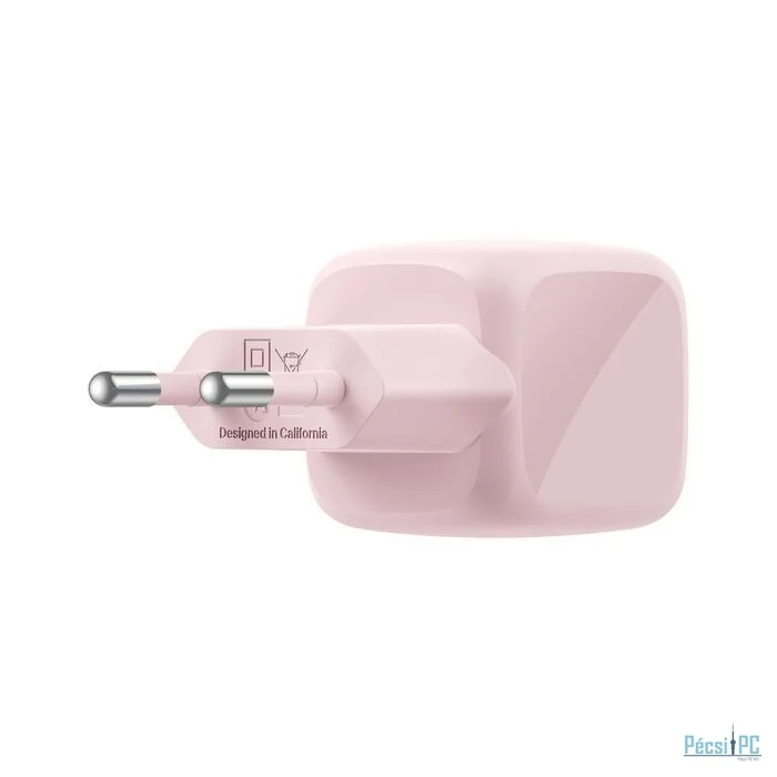 Belkin BoostCharge Compact USB-C Wall Charger 30W Pink