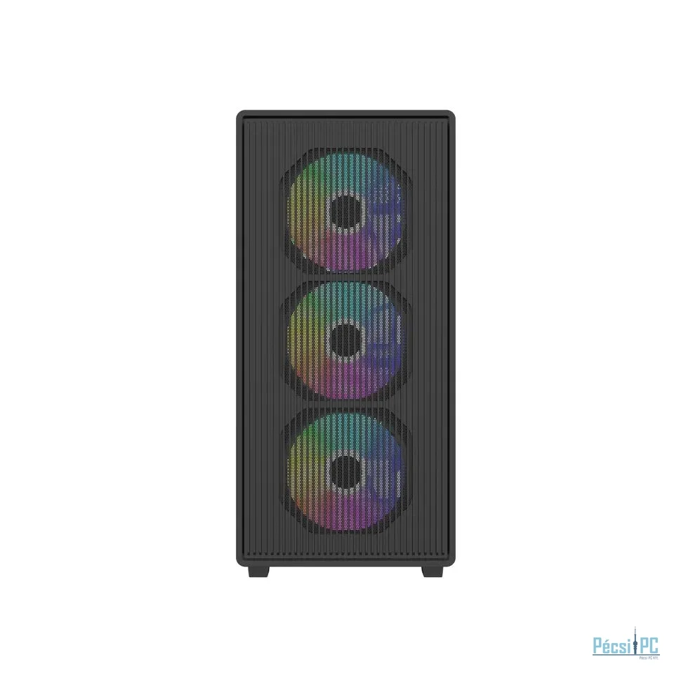 Cooler Master Elite 350 Tempered Glass Black