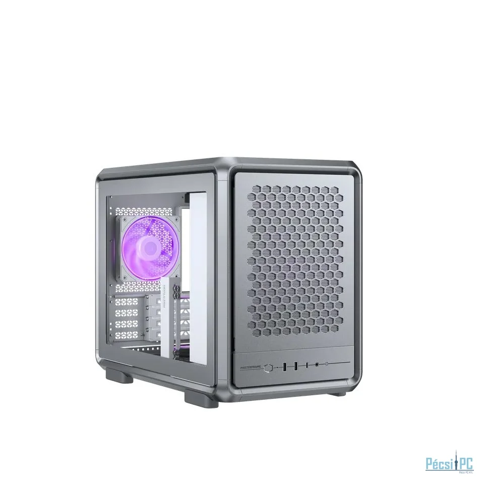 Cooler Master MasterFrame 400 Mesh Tempered Glass Silver