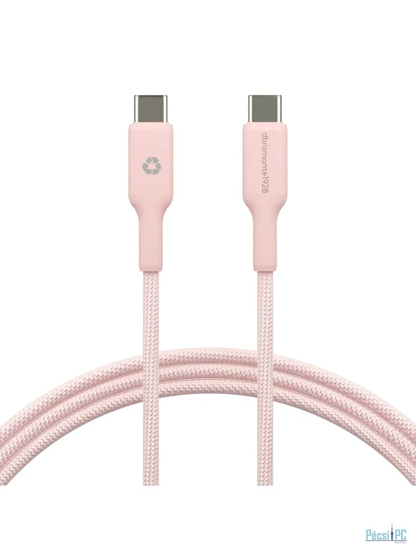 dbramante1928 re-charge USB-C to USB-C 60W PD cable 1,5m Pink