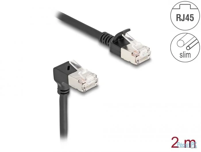 DeLock CAT6A S-FTP Patch Cable 2m Black