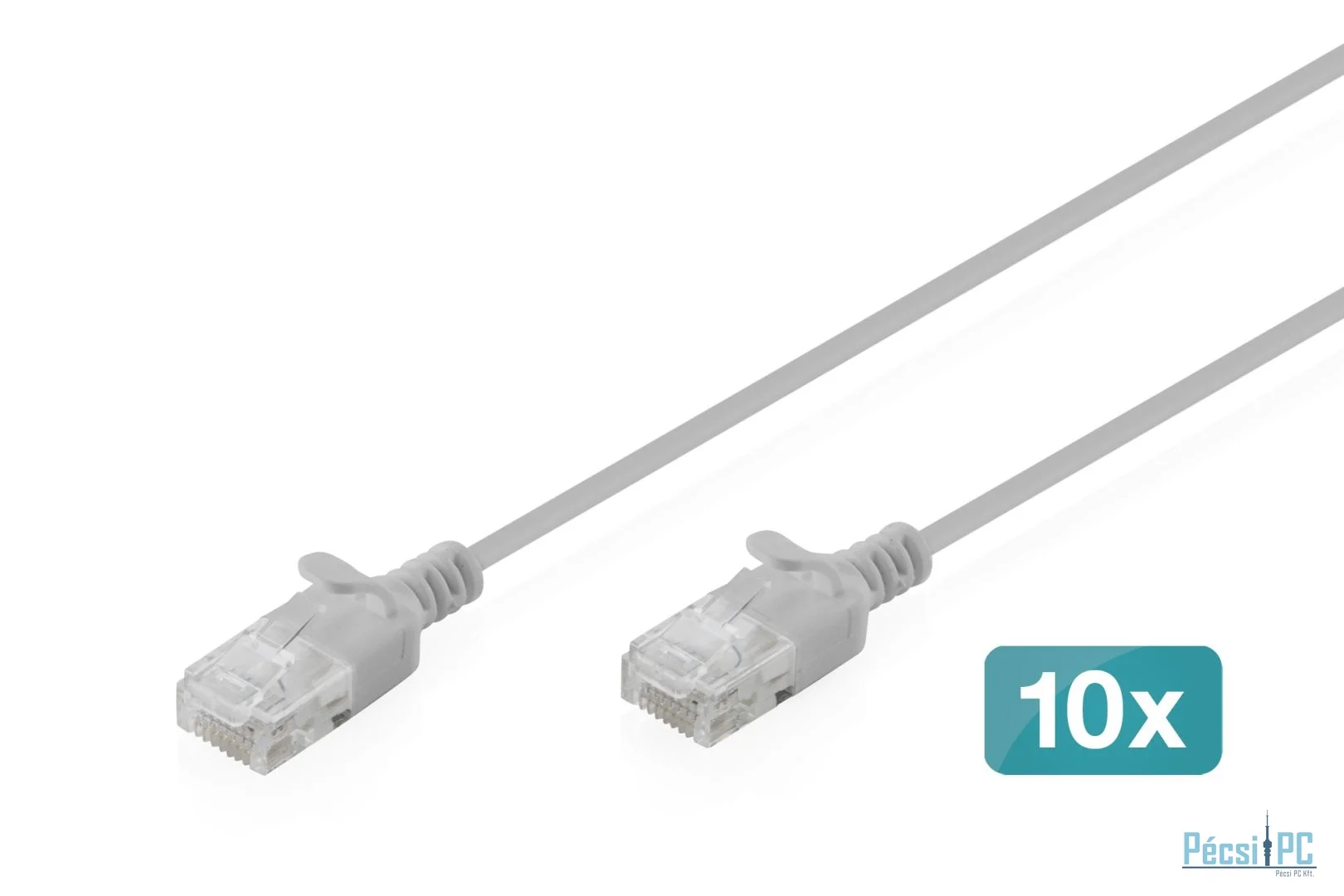 Digitus CAT6 U-UTP Patch Cable 0,3m Grey (10 Pack)